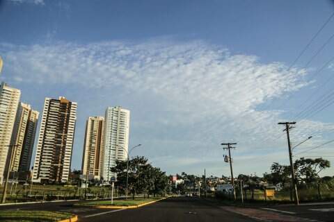 Semana começa tempo firme na maior parte de Mato Grosso do Sul