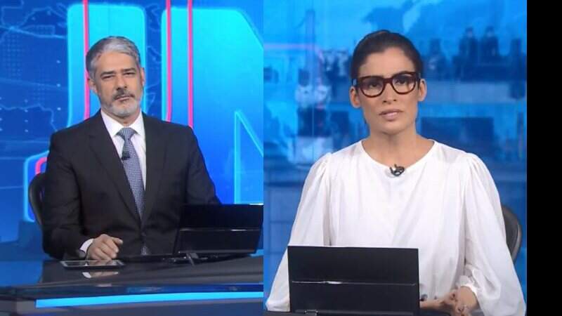 Renata Vasconcellos testou positivo no sábado com sintomas bem leves, disse a Globo em nota