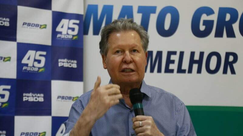 Arthur durante discurso em MS nesta quinta (21)