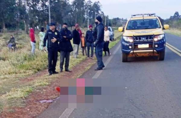 Menino foi atingido na rodovia