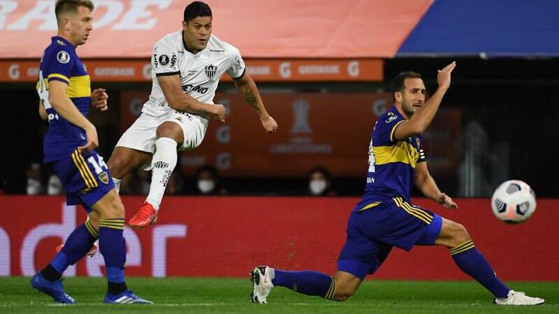 Boca Juniors - Atlético Mineiro / El Atlético Mineiro de Savarino igualó 0-0 con Boca Juniors en la Libertadores / Atlético mineiro por los octavos de final de la copa libertadores.