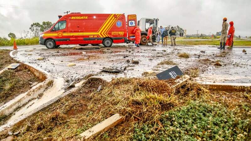 Vítima precisou ser socorrida pelo Corpo de Bombeiros