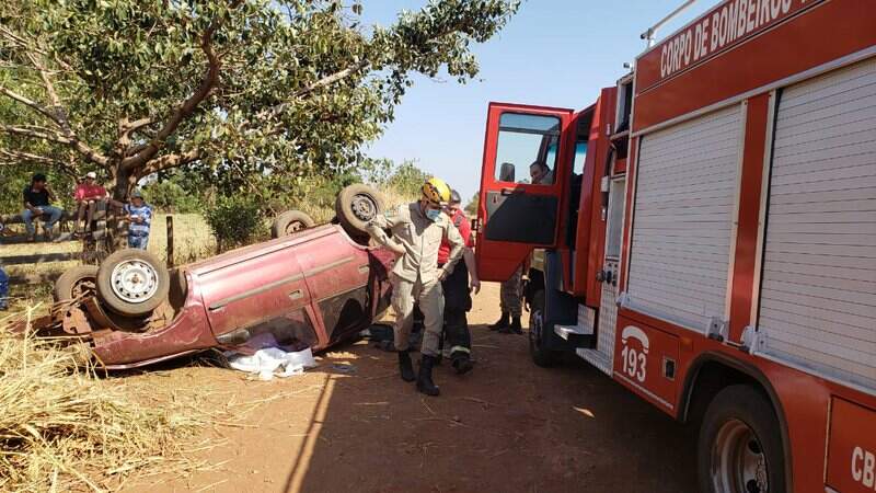 Idoso não resistiu e morreu no local do acidente