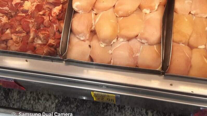 Consumidor flagrou moscas na carne vendida no supermercado