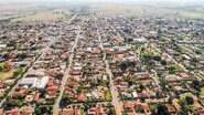 Vista aérea de Deodápolis - Foto: Divulgação/Sanesul