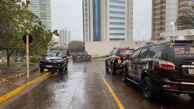 Um dos alvos da operação foi preso em Campo Grande