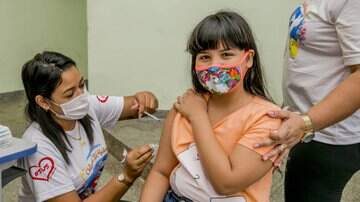 Quase 600 crianças da faixa etária já foram vacinadas no município. - (Foto: Divulgação/Prefeitura de Corumbá)