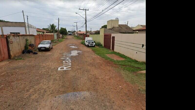 rua onde aconteceu o ataque do cão (Google Street View)