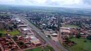Imagem aérea do município de Bandeirantes - Arquivo