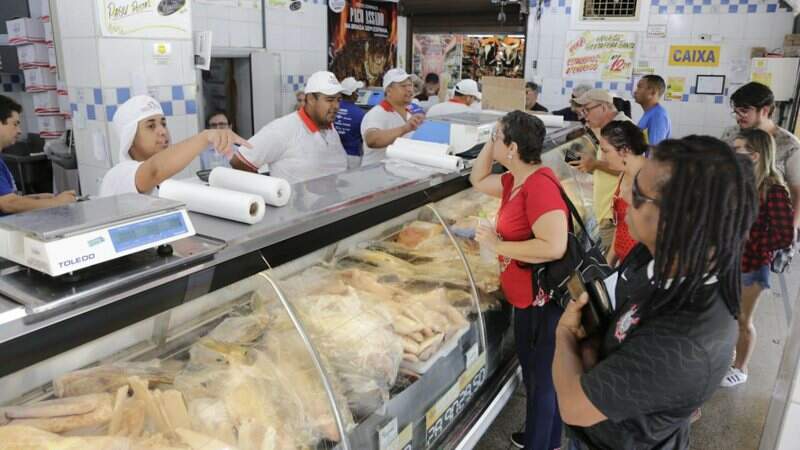 Procon encontra variação alta de preço nas peixarias da Capital (Foto: Marcos Ermínio)