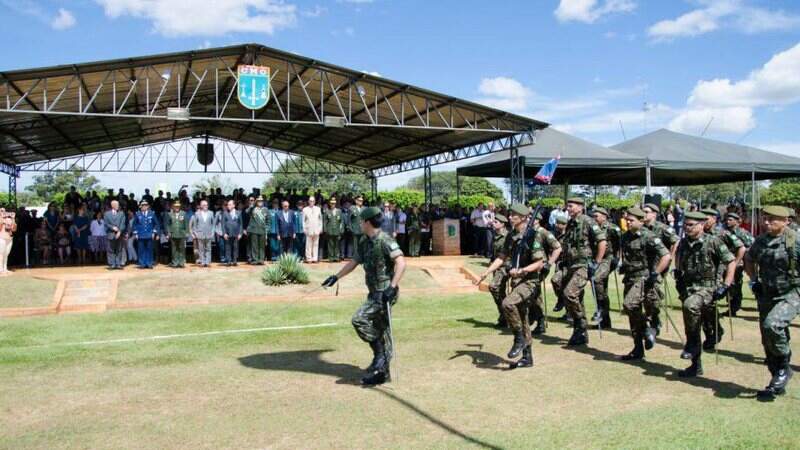Formatura no Comando Militar do Oeste. (Foto: Divulgação/CMO)