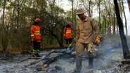 Bombeiros combatendo incêndios no Pantanal (Divulgação) - Bombeiros combatendo incêndios no Pantanal (Divulgação)