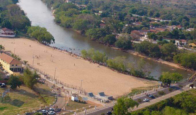 Vista aérea do município de Anastácio (Foto: Divulgação)