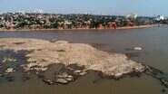 Ilhota no meio do Rio Paraguai, em Assunção. (Foto: ABC Color) - Ilhota no meio do Rio Paraguai, em Assunção. (Foto: ABC Color)