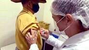 Em Bonito, mutirão no fim de semana imunizou idosos a partir de 75 anos. (Foto: Divulgação) - Em Bonito, mutirão no fim de semana imunizou idosos a partir de 75 anos. (Foto: Divulgação)