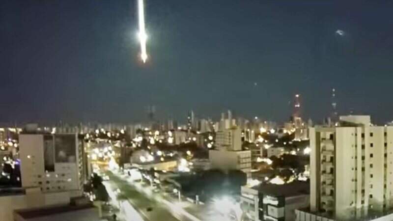 Meteor falls in Mato Grosso and illuminates dawn with intense glare · Jornal Midiamax