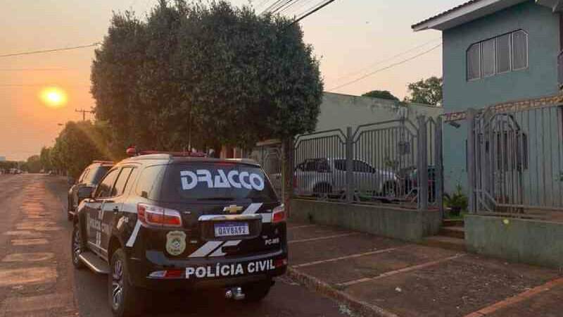 Equipes do Dracco durante a operação