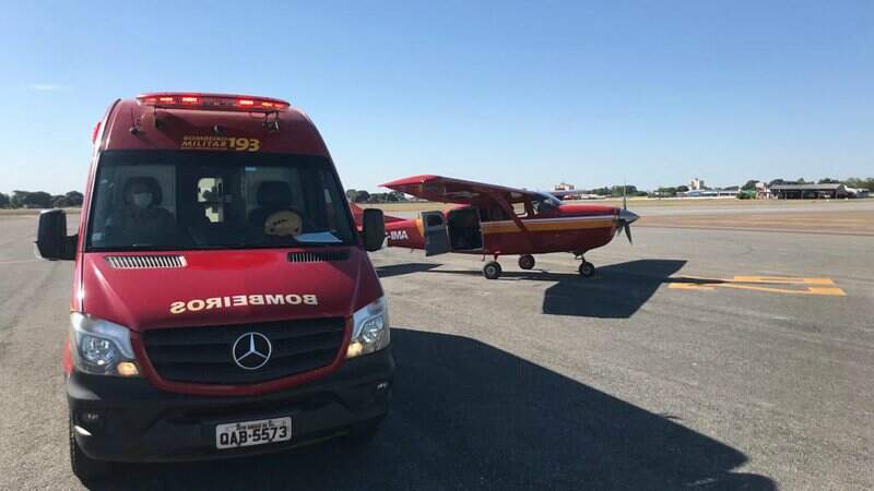 Deslocamento aéreo durou 40 minutos de corumbá até a Fazenda São Miguel