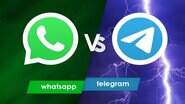 Telegram vs WhatsApp - Foto: Reprodução