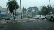 Tempestade de outubro deixou ruas alagadas e afetou torres de energia elétrica - Ponta Porã Informa
