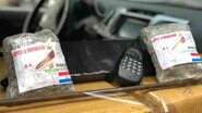 Além de drogas, polícia encontrou aparelho de comunicação que eram usados pelos traficantes - Defron/Divulgação