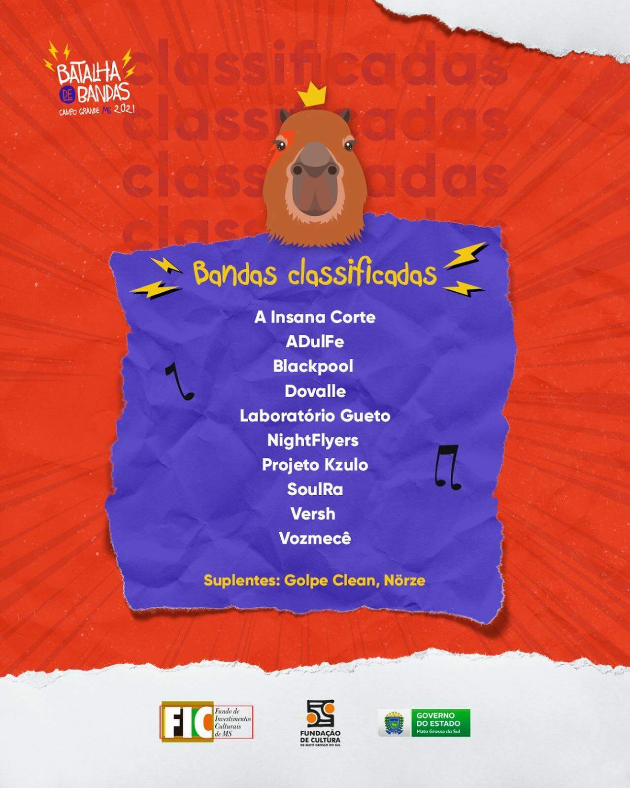 238603334 5945949335477972 8942383033311072752 n - Divulgado! Festival 'Batalha de Bandas' revela lista dos classificados em MS