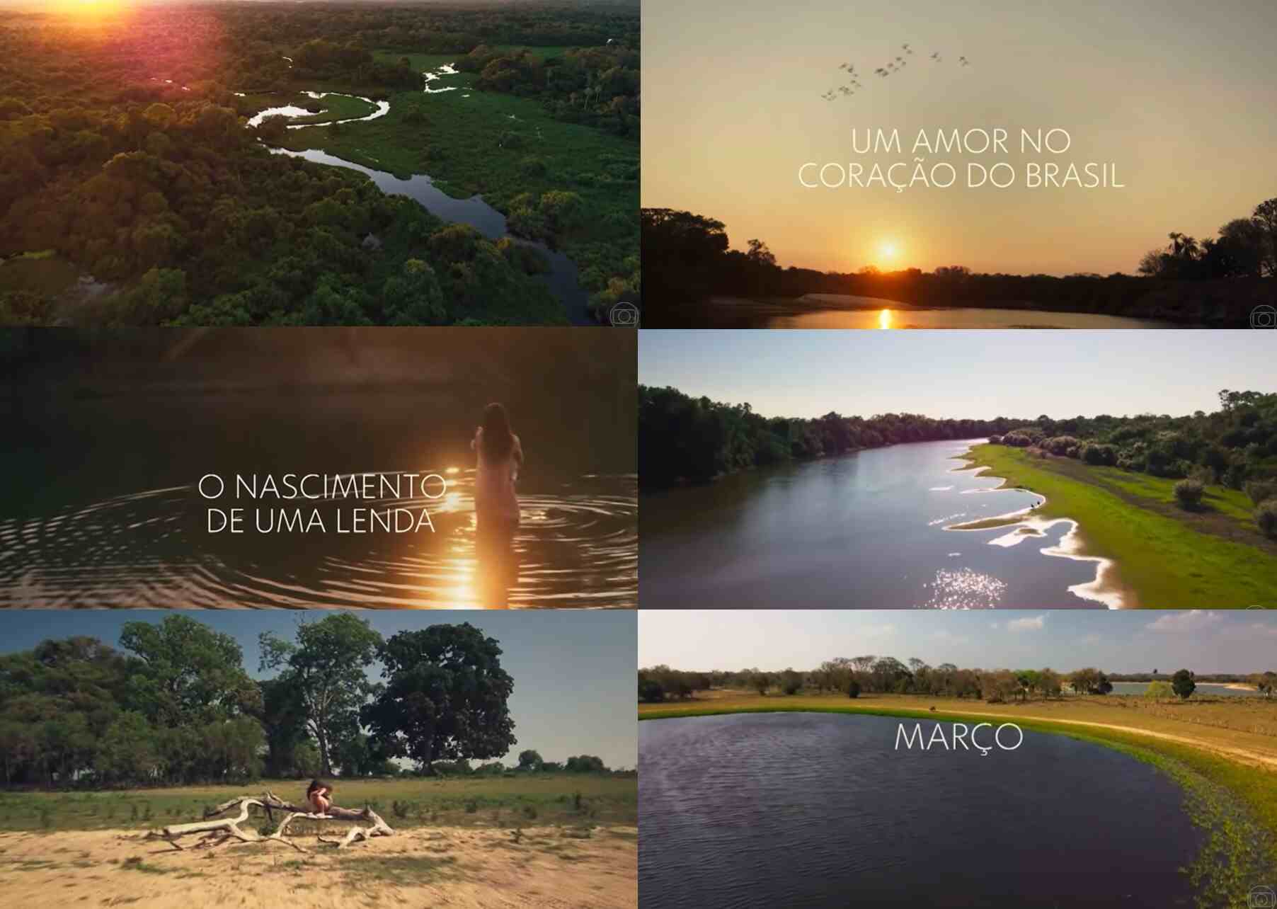 Imagens conquistaram sul-mato-grossenses de cara (Fotos: Reprodução/TV Globo)
