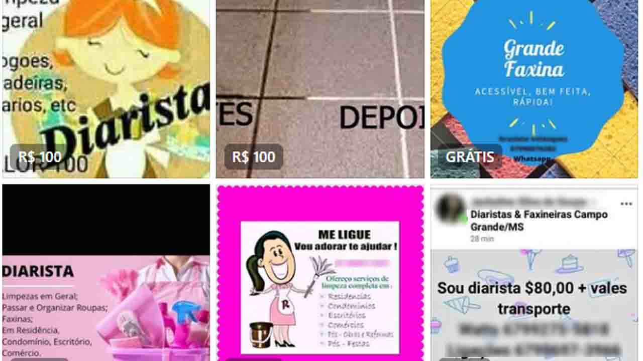 anuncios diaristas njSdeN6 - No dia da empregada doméstica, classe enfrenta desafios da pandemia em MS