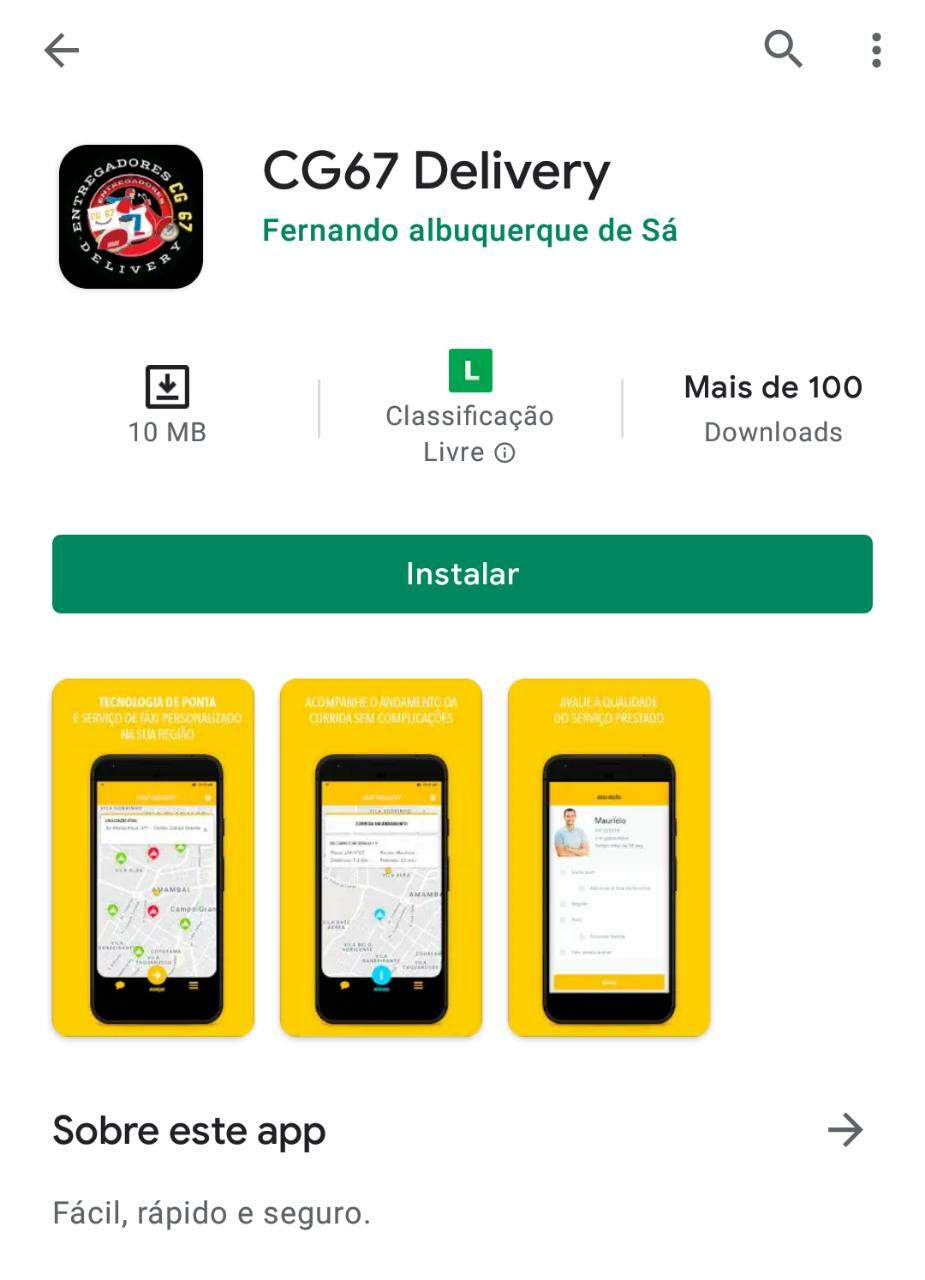 app - Motoboys criam app '100% campo-grandense' para facilitar a vida de entregadores e comerciantes na Capital