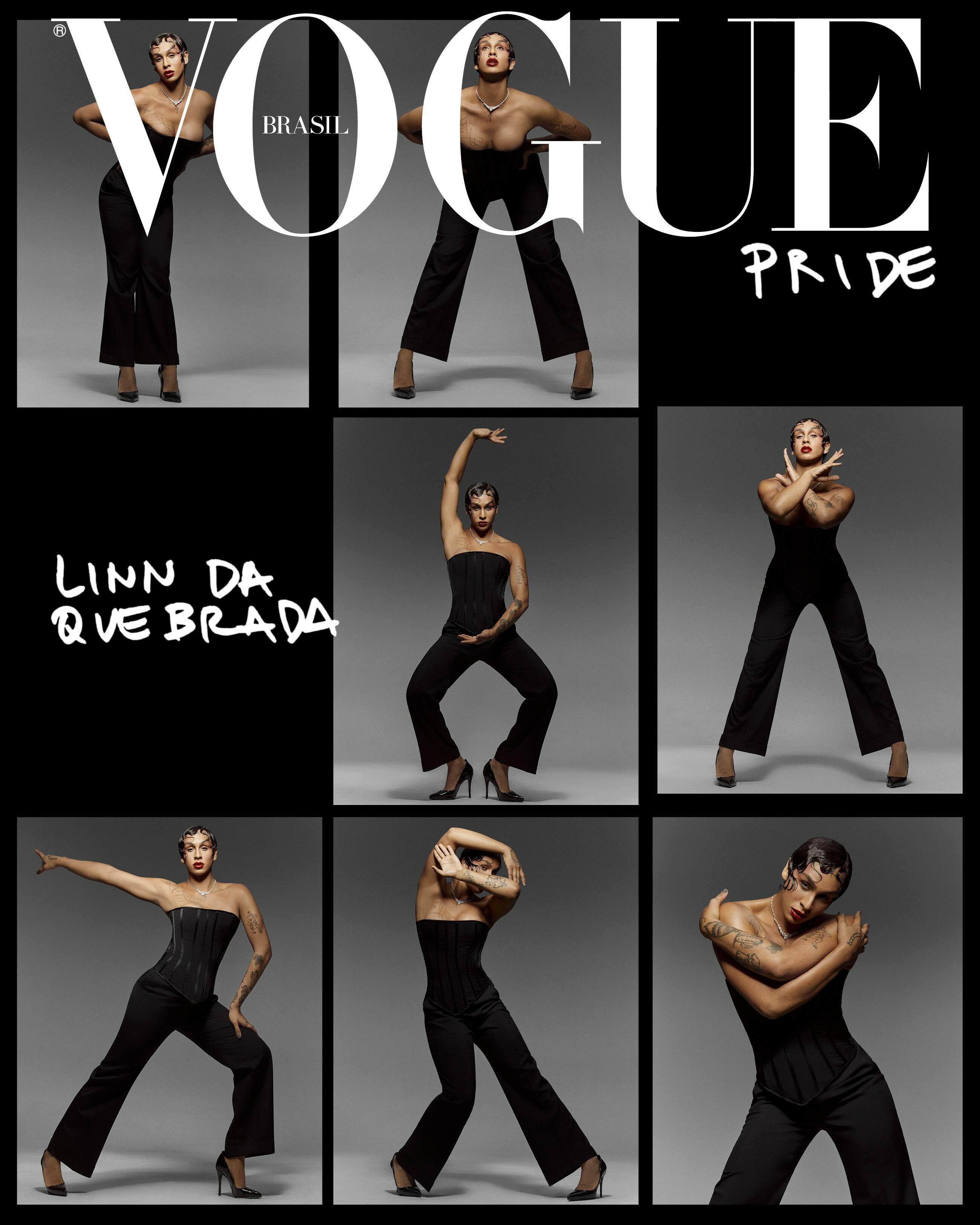 capas digitais liniker linn3 - No mês do orgulho LGBTQIA+, Vogue Brasil lança capa com 2 mulheres trans