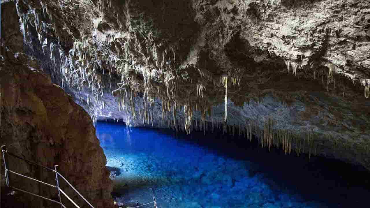 gruta lago azul div - Leilão de parques estaduais de MS entra na lista do BNDES e deve acontecer até setembro de 2022