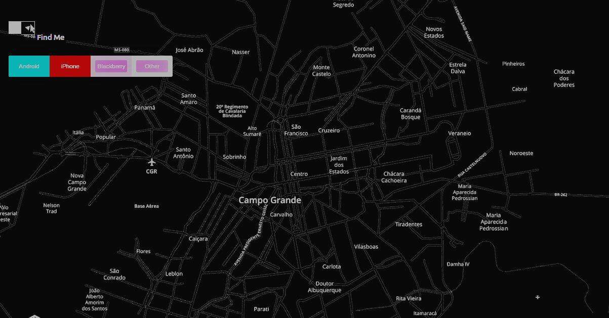 Separação geográfica: veja os pontos de maior concentração de iPhones em CG
