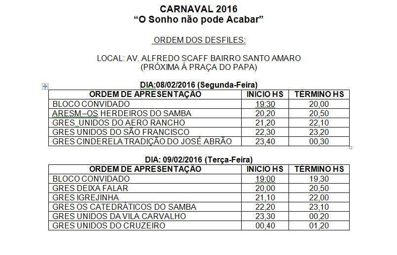 Bernal confirma desfile de carnaval, mas suspende festa na Fernando Corrêa