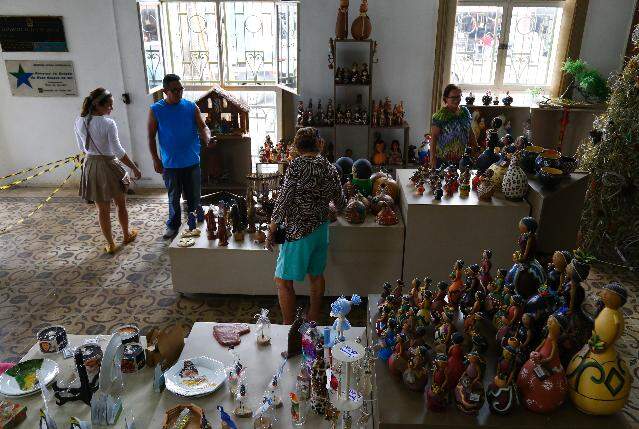 A Casa do Artesão reúne artesanato local (Luiz Alberto)