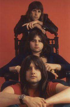 Emerson, Lake e Palmer, de baixo para cima