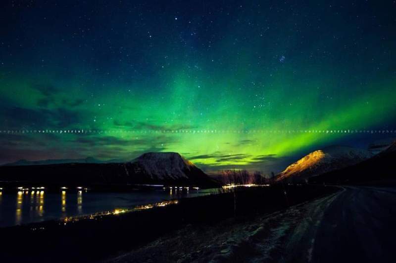 Aurora boreal registrada por Valter na Patagônia, é uma das mais emocionantes / Foto: Valter Patrial