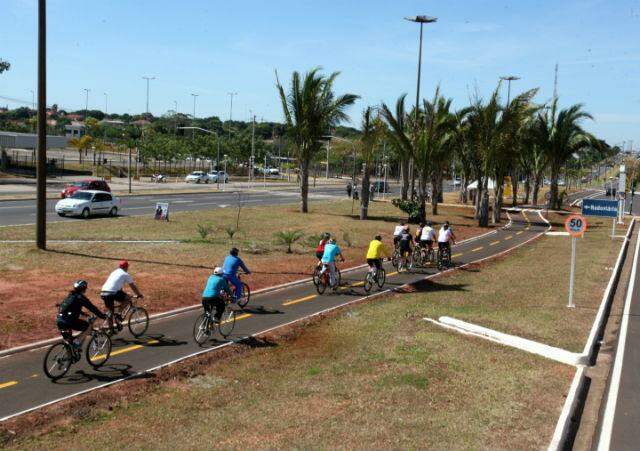 Campo Grande possui quase 100 km de ciclovias / Foto: PMCG/Divulgação