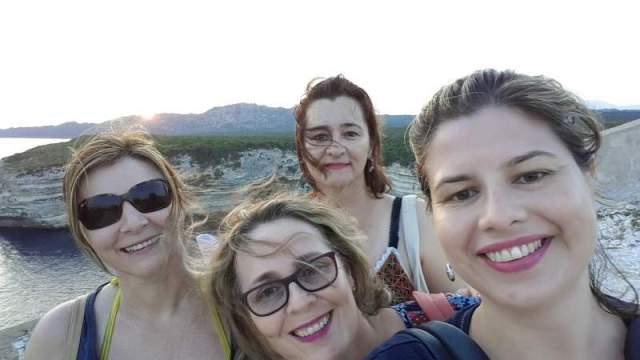 A selfie da viagem a Córsega. Brunetto procura parceria para retornar lá! / Foto: Fabiana Silvestre