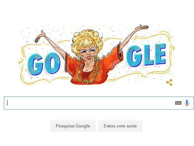 Doodle do Google faz homenagem a Dercy Gonçalves / Foto: Reprodução/Google