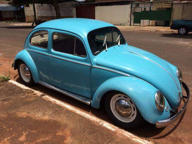 Fusca antes das modificações de Eduardo / Foto: Arquivo pessoal