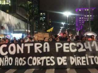 Manifestação em São Paulo seguiu pacífica (Marina Rossi/El País)