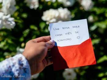 Em Buenos Aires, pedido de casamento teve mais que uma rosa para cada mês de namoro