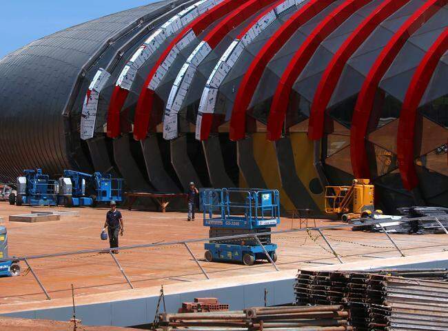 Obras do Aquário do Pantanal (arquivo/Midiamax)