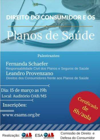 Palestras pretendem sanar dúvidas sobre direitos do consumidor e planos de saúde