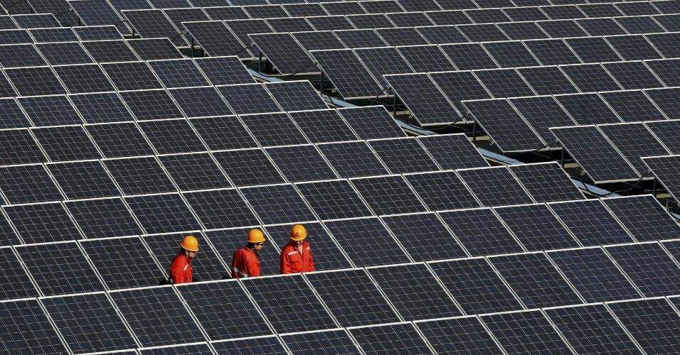 Usina Solar em formato de panda gigante, na China