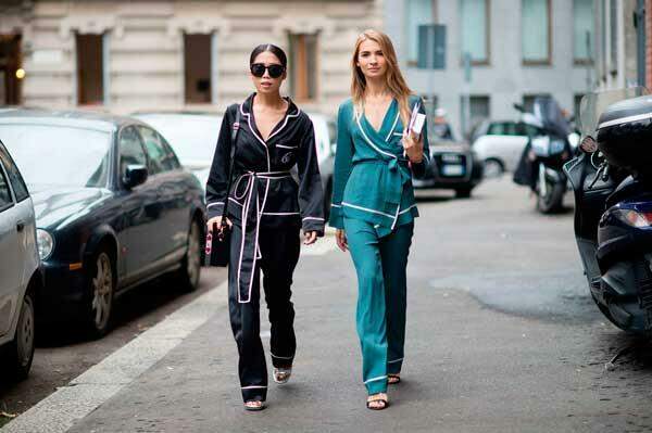 Pijamas : uma releitura de tendência hot para usar nas ruas