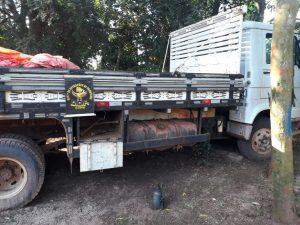 DOF apreende carga de pneus contrabandeados e caminhão furtado em Brasília