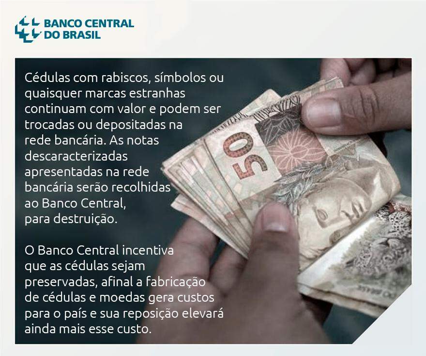 'Fora Temer' ou 'Lula livre': carimbar dinheiro é crime, mas notas não perdem valor