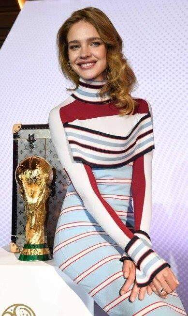 Natalia Vodianova ,modelo russa de 36 anos é o símbolo fashion da Copa Do Mundo.