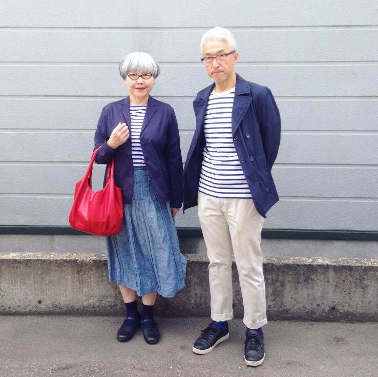 Como não amar esse casal juntos a 37 anos e que combinam o look todos os dias?